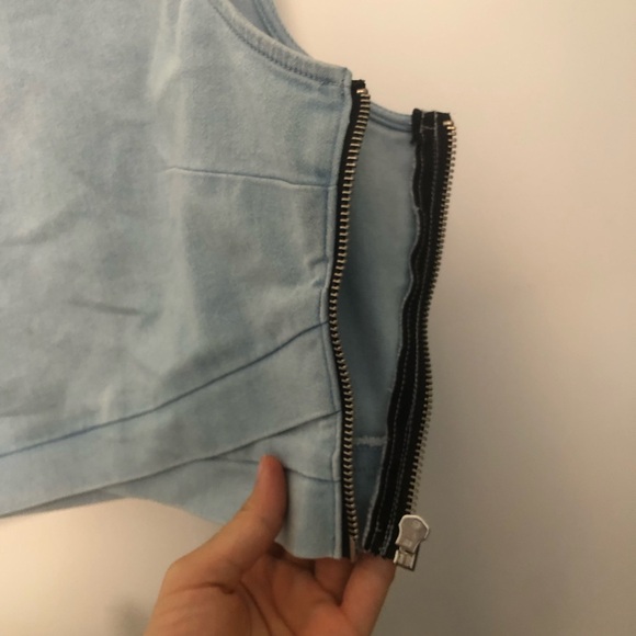 Love Tree denim crop top - Picture 5 of 7